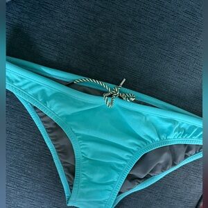 Jolyn Clothing “Midl” Aqua Bikini Bottom